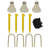 Vidaxl Badminton Net With Shuttlecocks 236.2X61.0"
