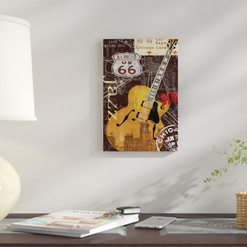 «Chi-Town», impression sur toile, H 18 po x l 12 po x P 1,5 po, Pas de tapis, Toile tendue