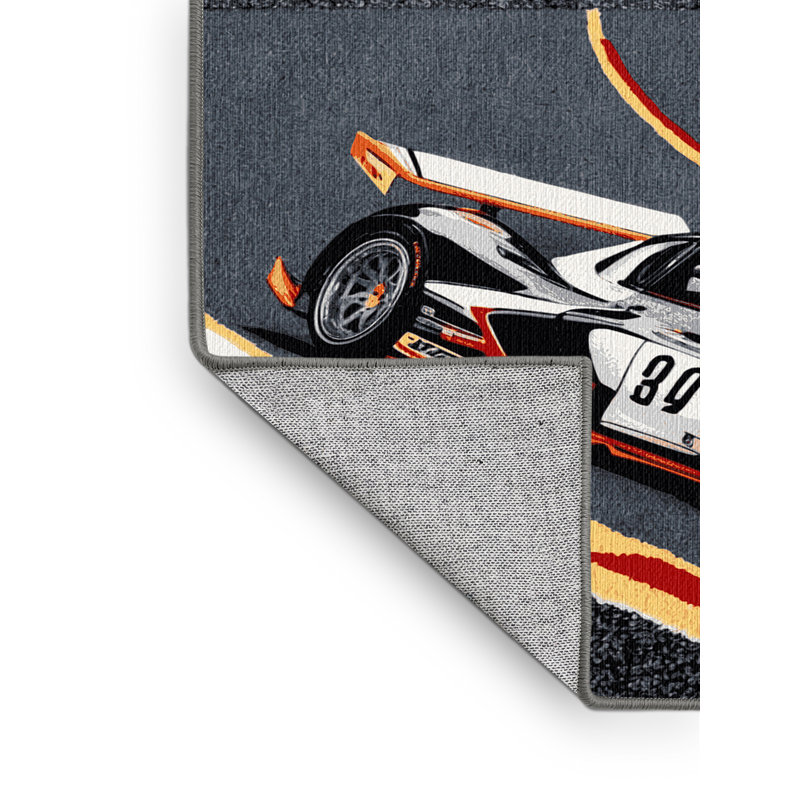 Tapis lavable Endurance Racing Sports, Rectangulaire 2 pi x 3 pi