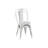 Set Of 2 Sanded Matte Industrial Metal Dining Chairs With 18 Inch Seat Height, Stackable And Durable For Indoor And Outdoor Use-626398468-626398479