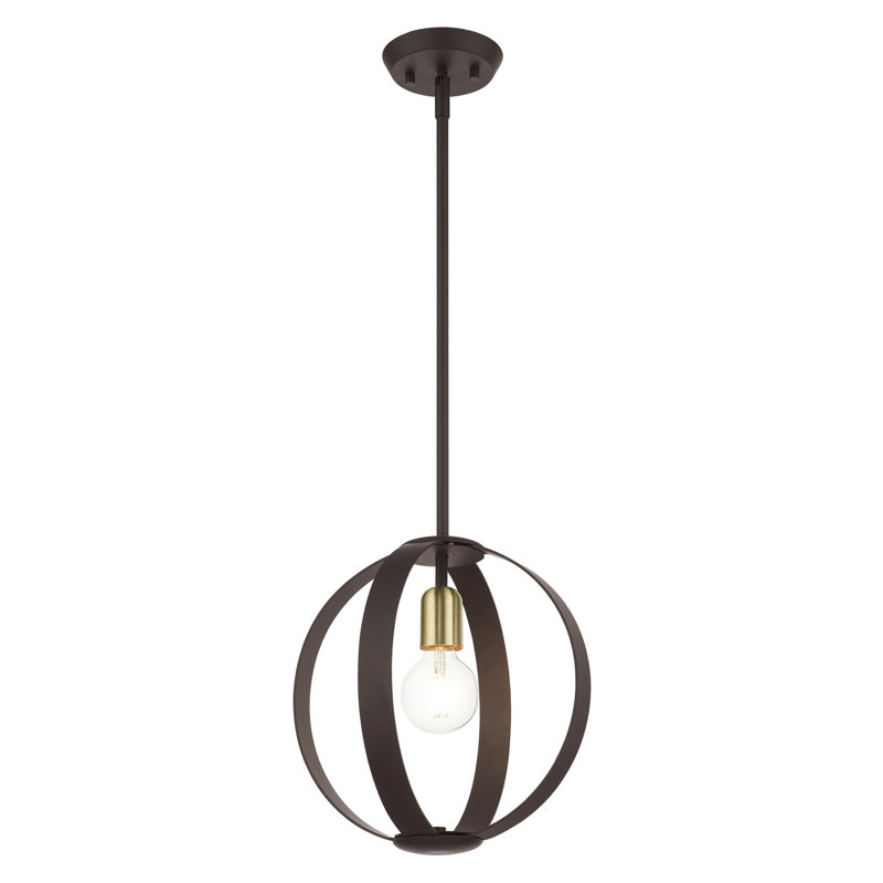 Maubray 1 - Light Single Pendant, Bronze/Gold