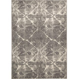 Gradient Viscose Abstract Indoor Rug