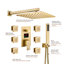 Système de douche mural de luxe avec affichage numérique Herathena (valve brute incluse)-66097072