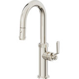 Pull-Down Prep/Bar Faucet With Button Sprayer