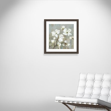 'Sweetbay Magnolia I' Framed Acrylic Painting Print