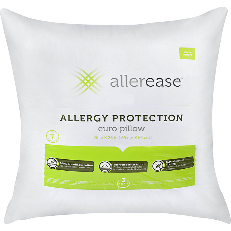 White Hypoallergenic Polyester Standard/Queen Bed Pillow