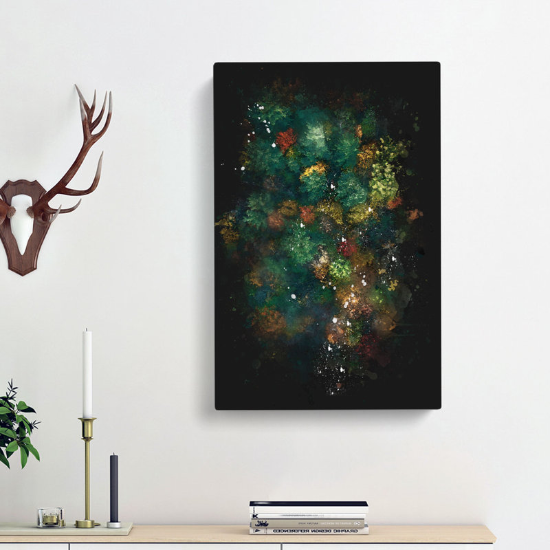 Autumn Forest New Hampshire - Wrapped Canvas Painting, 50cm H x 35cm W x 3cm D
