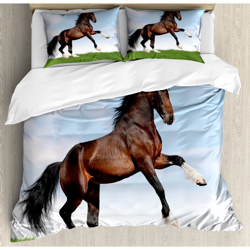 Cottage Americana Duvet Cover, Queen Duvet Cover + 2 Shams