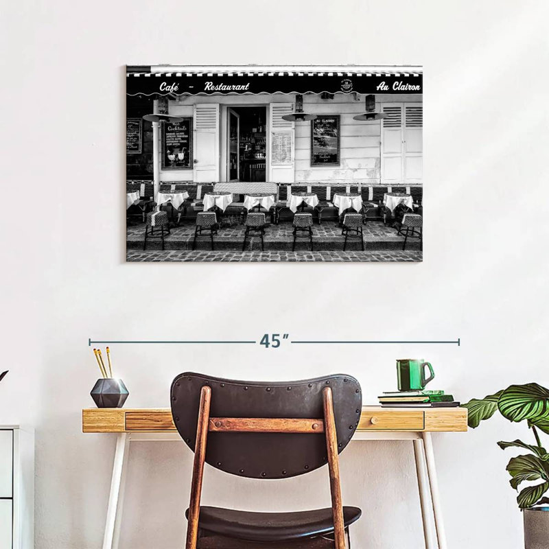 Lilie Paris Cafe Restaurant, 24" H x 36" W