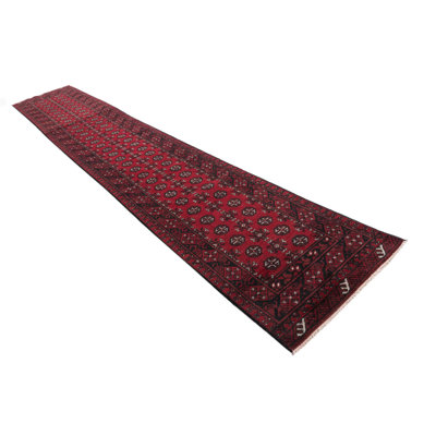 16 Ft Runner Parkerson Burgundy Rug