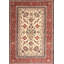 Tapis décoratif en laine rouge/beige Celina-200305573
