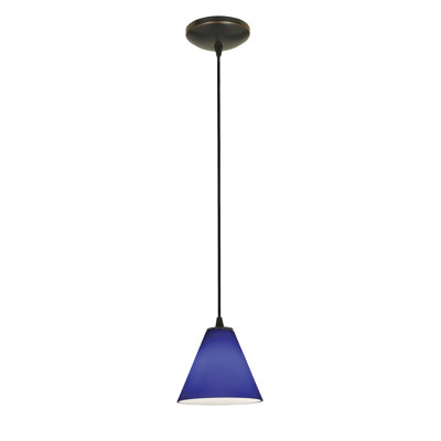 Luminaire suspendu conique 1 lumière Cascio
