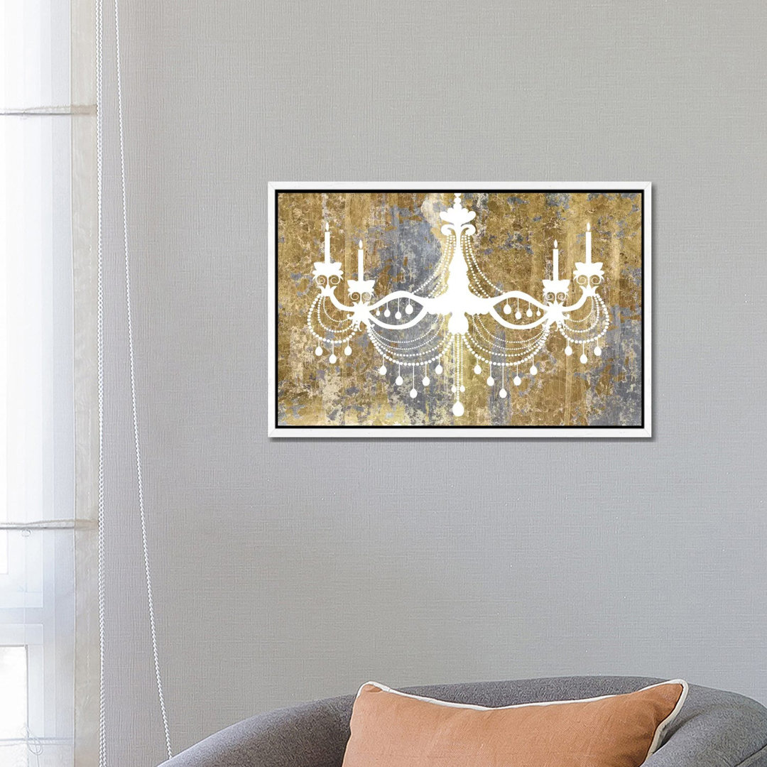 Leinwandbild Gilded Chandelier von Wild Apple Portfolio