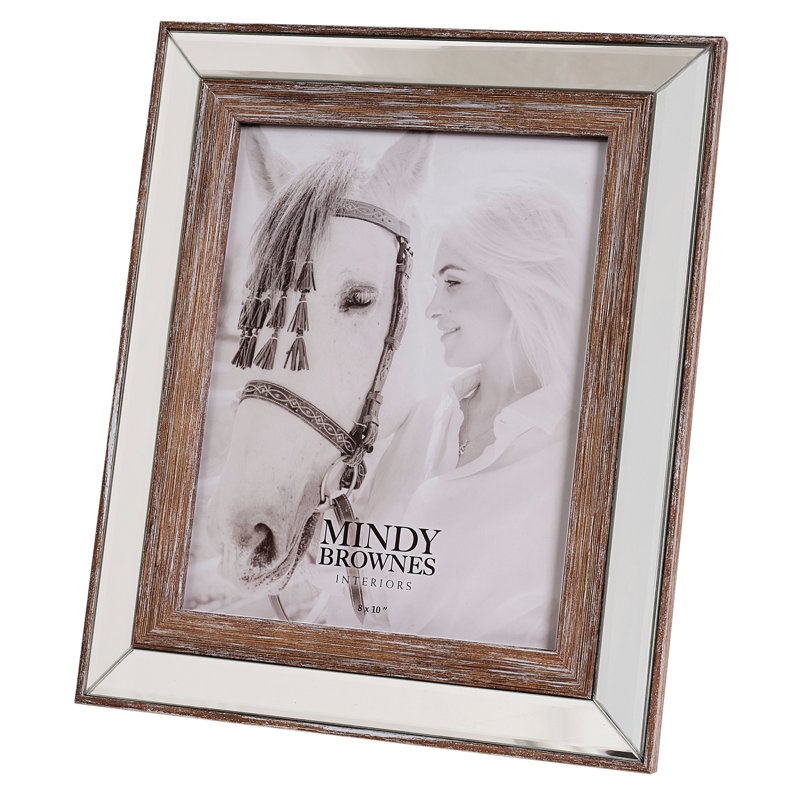 Silver Mirrored Picture Frame