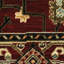 Tapis rouge / noir Oaklynn-365649789