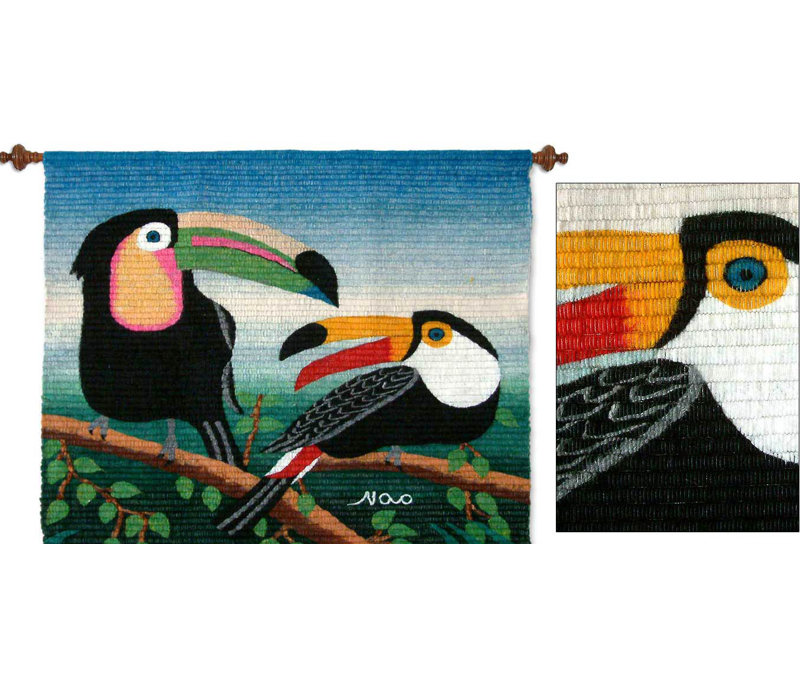 Loom Woven Wool Tapestry
