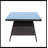 Mekiel 63.00 L x 39.40 W Outdoor Table Outdoor patio Furniture Rectangular Dining Table with clear tempered glass 