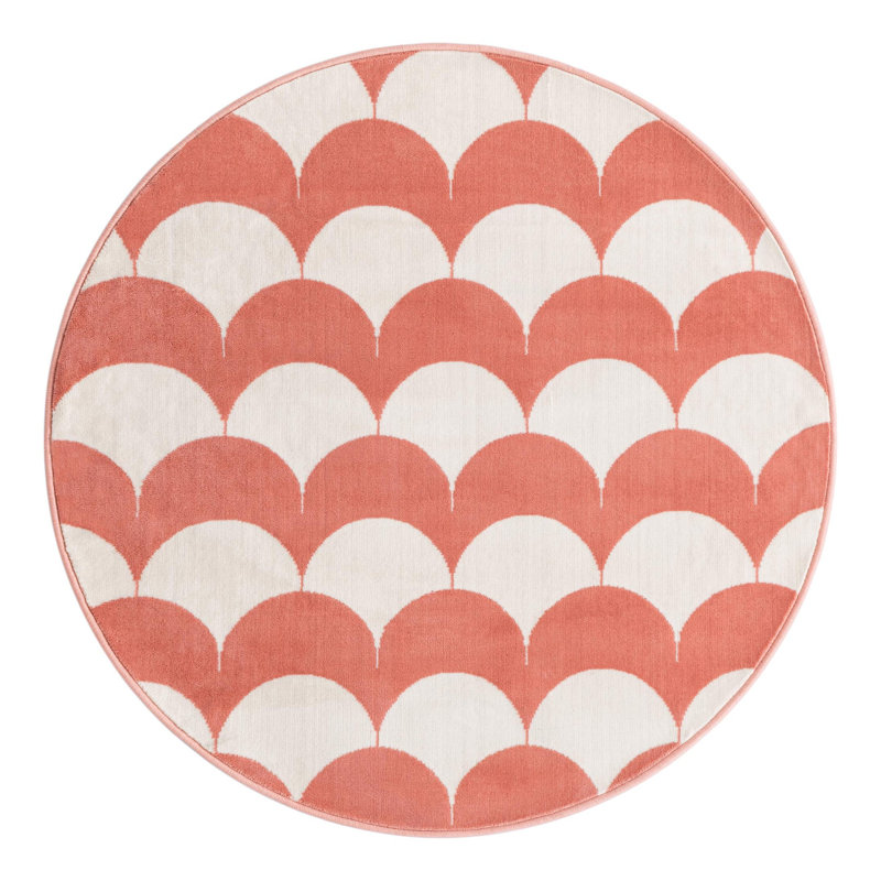 Unique Loom Arches Whimsy Kids Rug, Round 4'1"