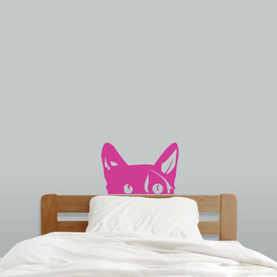 Décalcomanie murale Peeping Cat