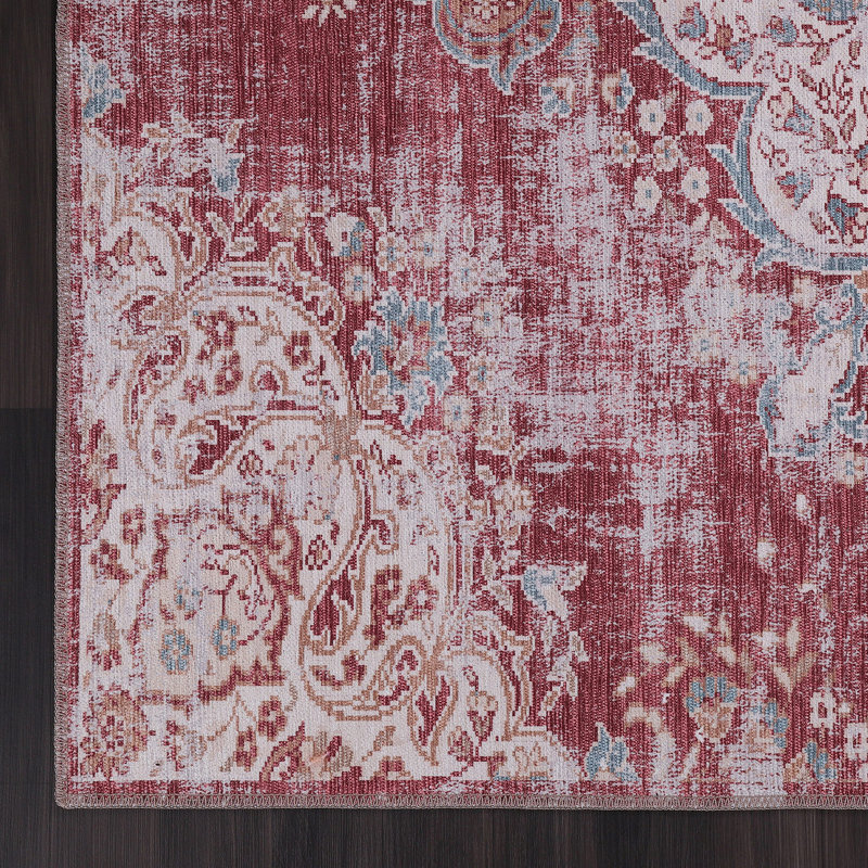 Koressa Washable Oriental Indoor Rug, Runner 2'2" x 7'