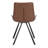 Saddle 18.11'' H Faux Leather Upholstered Side Chair-44770509