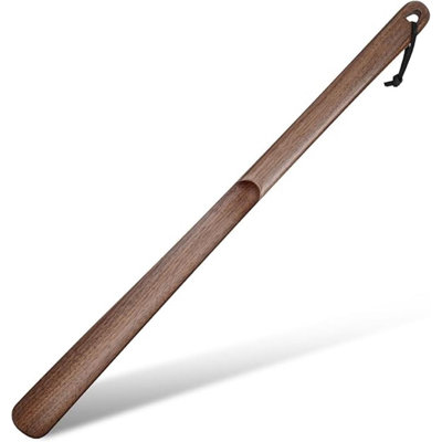 Walnut Shoe Horn Long Handle