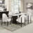 Abrego Dining Table W/Marble Top