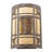 Rustic Lodge Flush Mounted Sconce