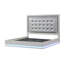 Lit plateforme blanc laiteux Daleen-656685635