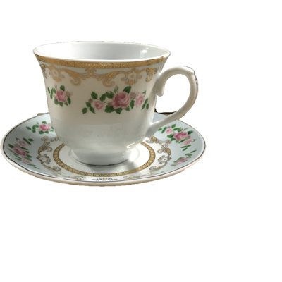 Feeney Porcelain Teacup and Saucer