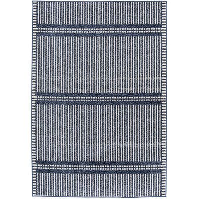 Tapis bleu / blanc Ozden