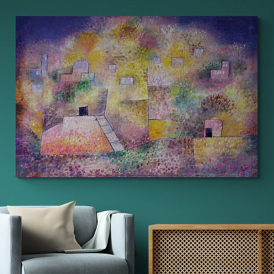 Oriental Pleasure Garden Anagoria by Paul Klee - 1 Piece Wrapped Canvas Wall Art