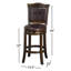 Tabouret de bar rotatif 30 po Alyssia
