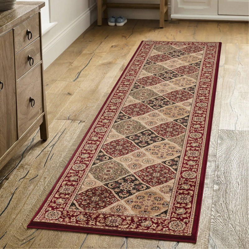 Tapis rouge, Tapis de couloir 2 pi 7 po x 9 pi 10 po