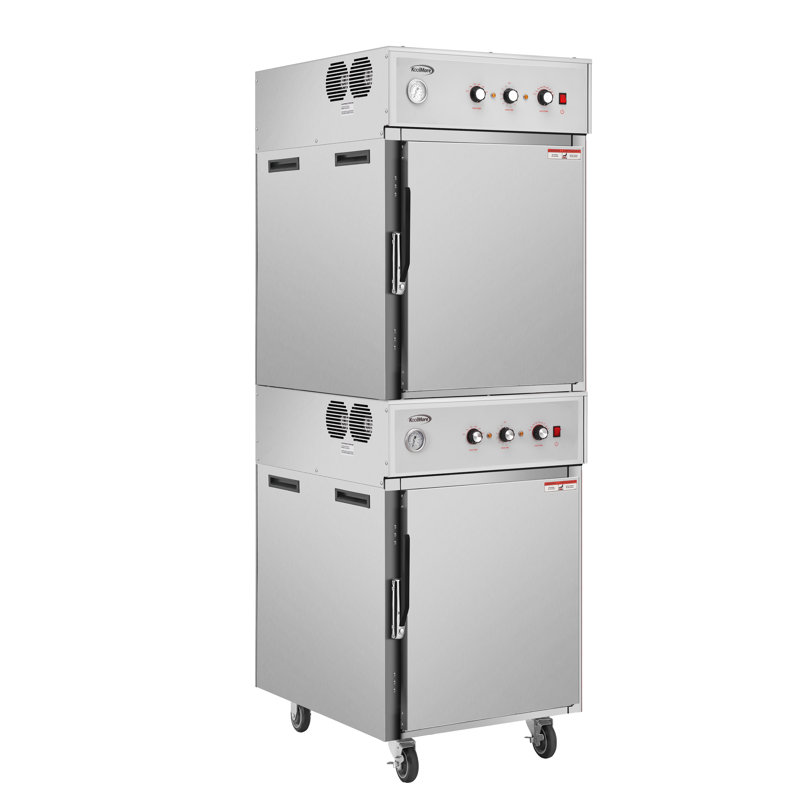 8-Pan Full-Size Commercial Cook And Hold Oven 3,000W/240V in Stainless-Steel (KM-CCAH3-2D)