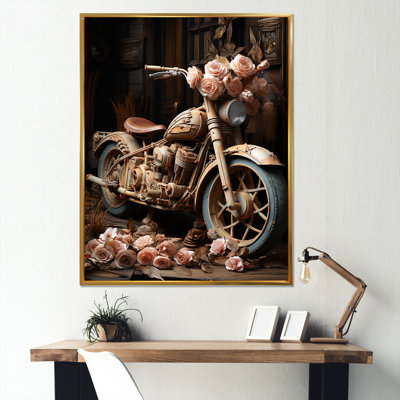 Motocyclette rustique