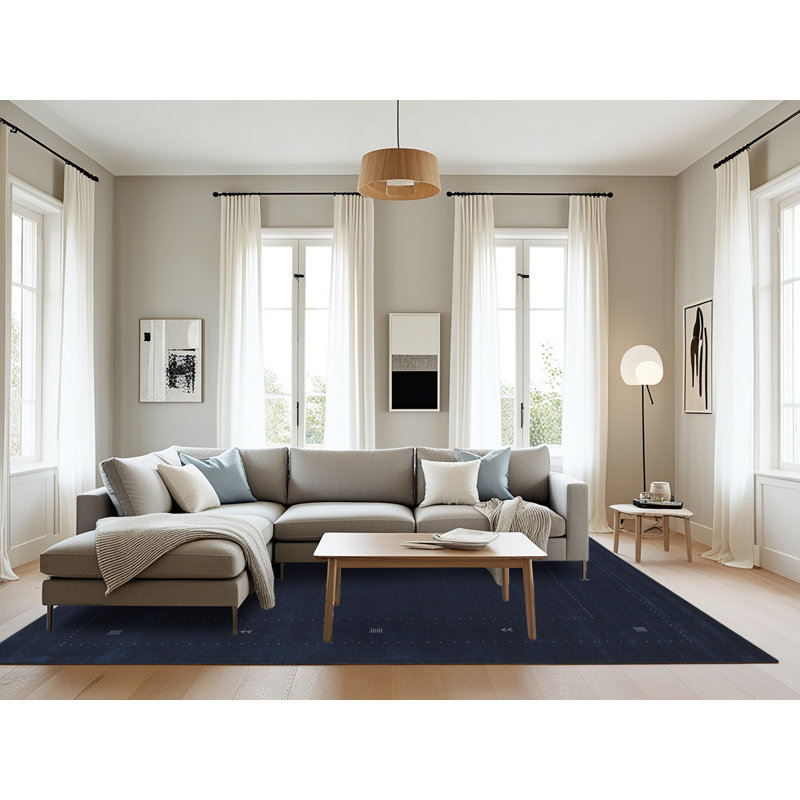 Tapis contemporain brun, Rectangle 8 pi x 10 pi