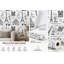Harker Travel Paris 10' L x 24" W Peel and Stick Wallpaper Roll