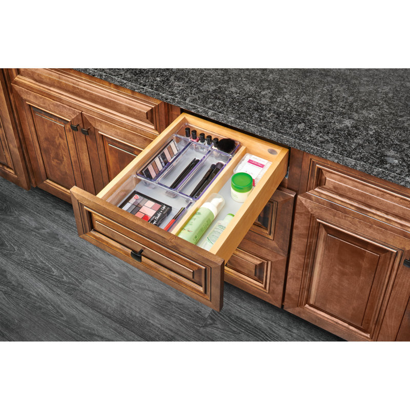 Rev-A-Shelf Wood Vanity Cabinet Replacement Drawer System with Soft Close, 9" W