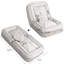 Lit rembourré pour chien avec coussin de massage, mousse épaisse et coussins réglables en velours doux, coussin décoratif,