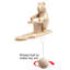 Wood Chopping Bear Animated Spinning Old-World Decoration | Designocracy