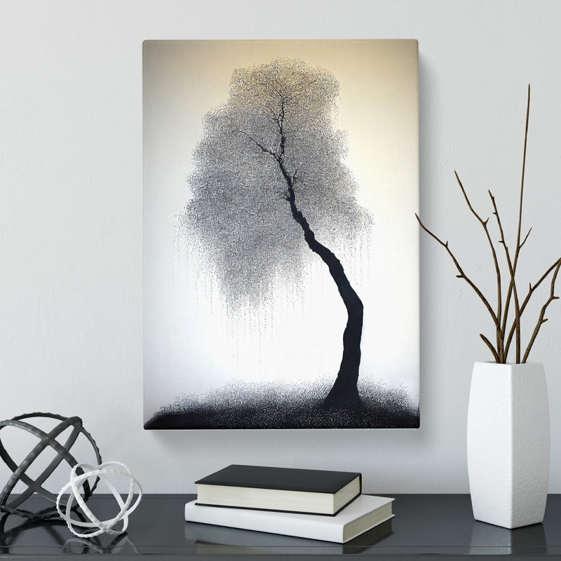 CAN-V0523-2848X Weeping Willow Tree Art Vol.1 - Wrapped Canvas Print, 50cm H x 35cm W