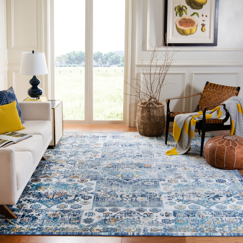 Tisdall Performance Southwestern Rug, Rectangle 9' x 12'