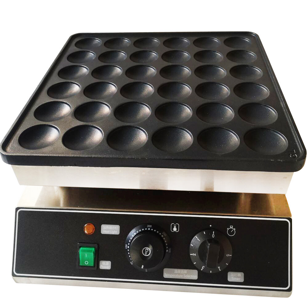 100 Mini Holes Cake Waffle Making Machine Commercial Durable Dutch