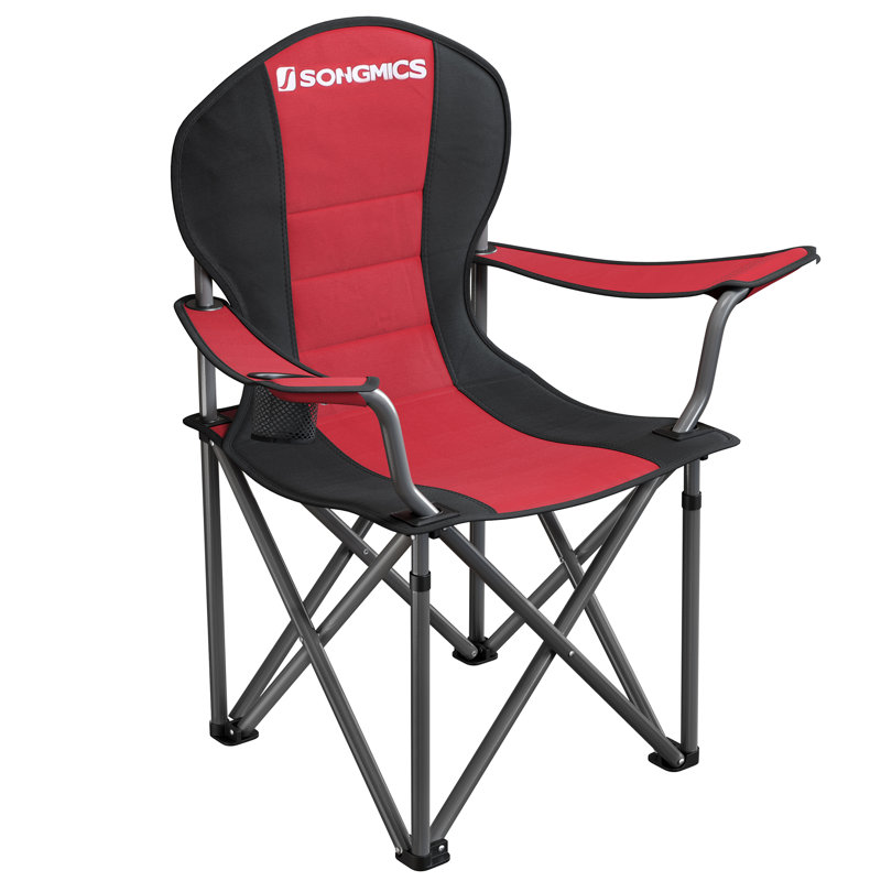 Renitta Folding Camping Chair, Red/Black
