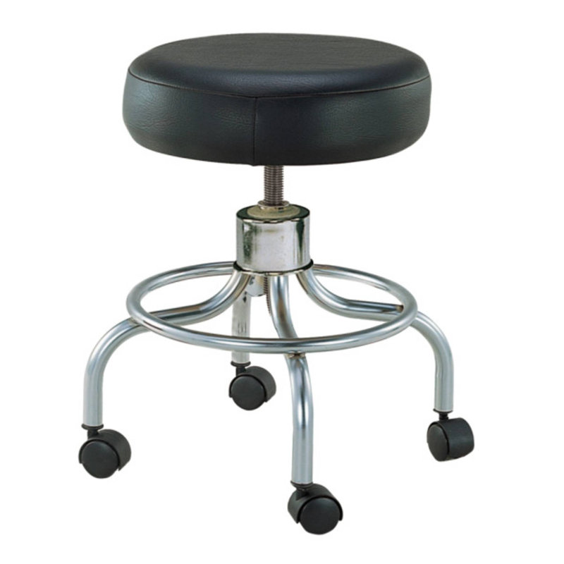 Wheeled Round Stool
