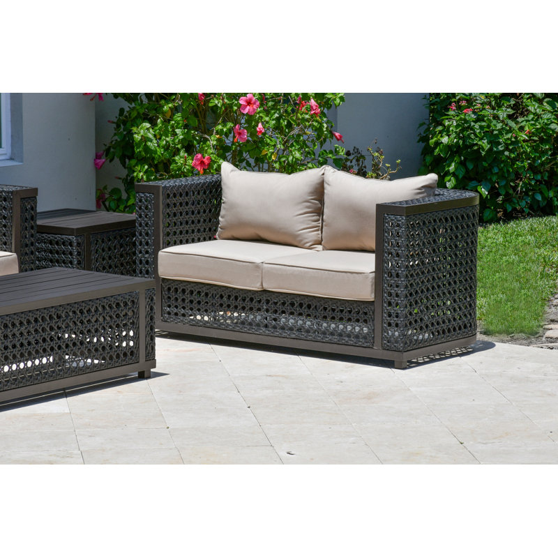 67.32'' Wide Rectangle Loveseat with Sunbrella® Cushions