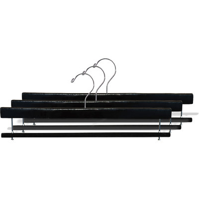 Caballero Wood Non-Slip Standard Hanger for Skirt/Pants
