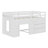Loft Bed With Drawers And Shelf-459839316
