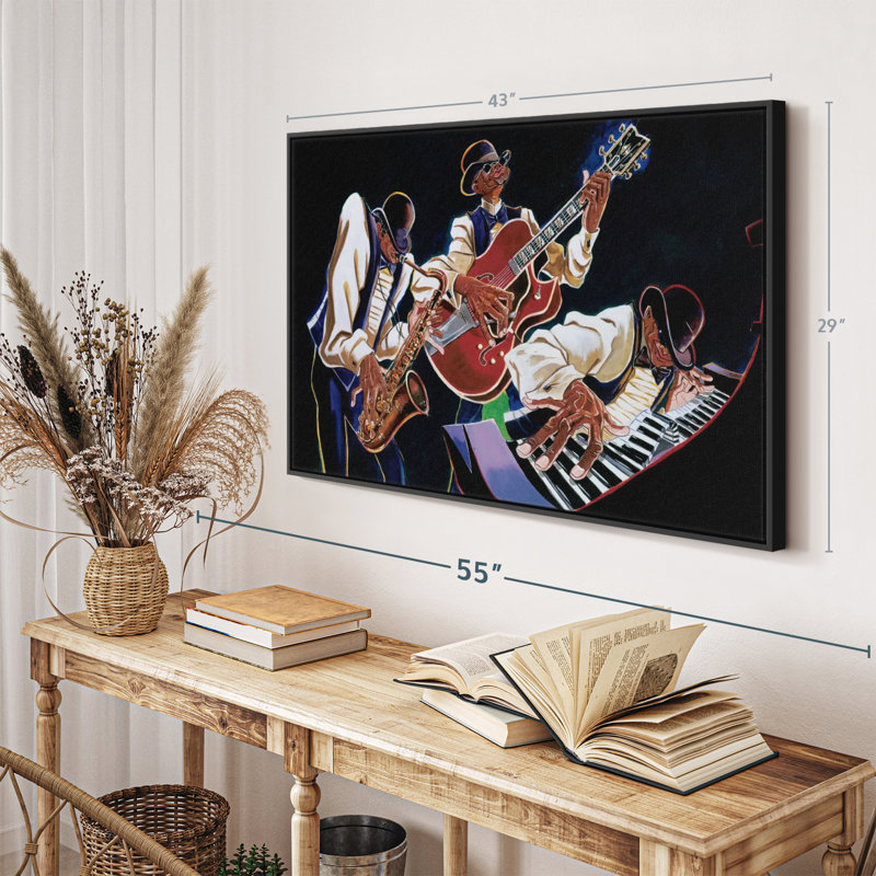 «Jamming II», reproduction sur toile, H 29 po x l 43 po